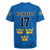 Custom Sweden Ice Hokey Go Champions Rugby Jersey Blue Style