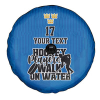 Custom Sweden Ice Hokey Go Champions Spare Tire Cover Blue Style