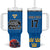 Custom Sweden Ice Hokey Go Champions Tumbler With Handle Blue Style