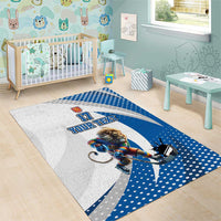 Custom Finland Ice Hockey Go Champions Area Rug Suomi Leijonat Sporty Style