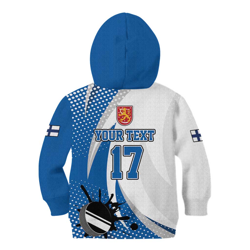 Custom Finland Ice Hockey Go Champions Kid Hoodie Suomi Leijonat Sporty Style