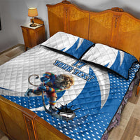 Custom Finland Ice Hockey Go Champions Quilt Bed Set Suomi Leijonat Sporty Style