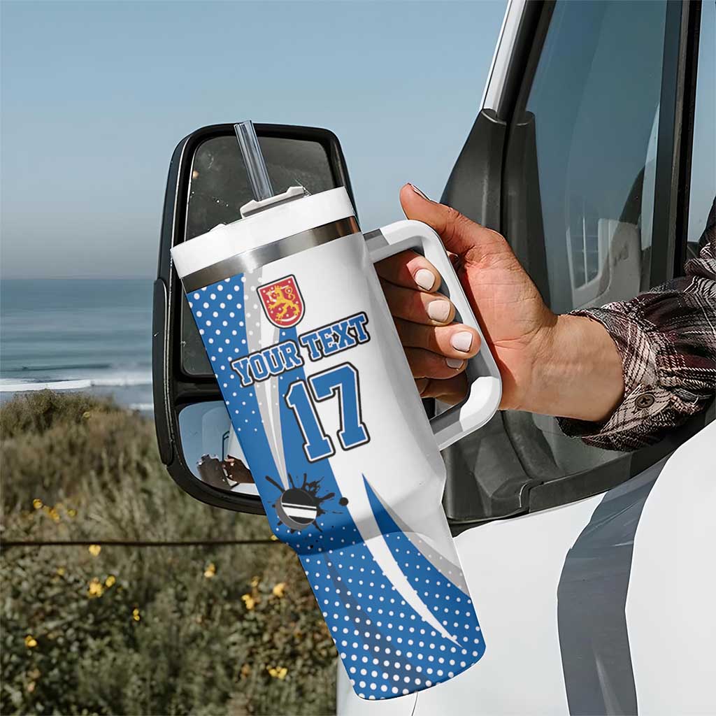 Custom Finland Ice Hockey Go Champions Tumbler With Handle Suomi Leijonat Sporty Style