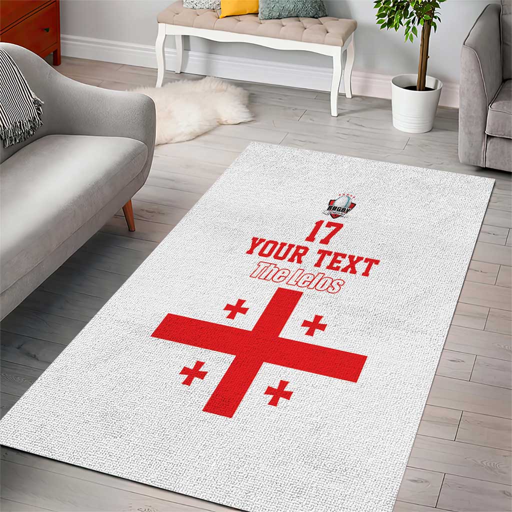 Custom Georgia Rugby We are Champions Area Rug Sporty Style with The Lelos