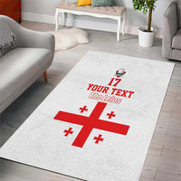Custom Georgia Rugby We are Champions Area Rug Sporty Style with The Lelos
