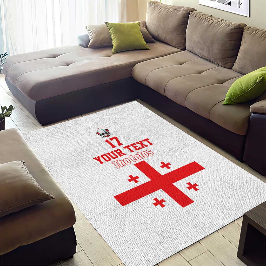 Custom Georgia Rugby We are Champions Area Rug Sporty Style with The Lelos