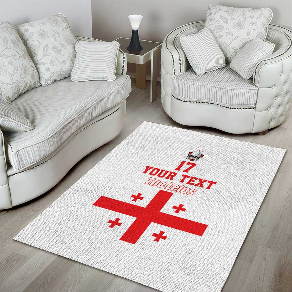 Custom Georgia Rugby We are Champions Area Rug Sporty Style with The Lelos