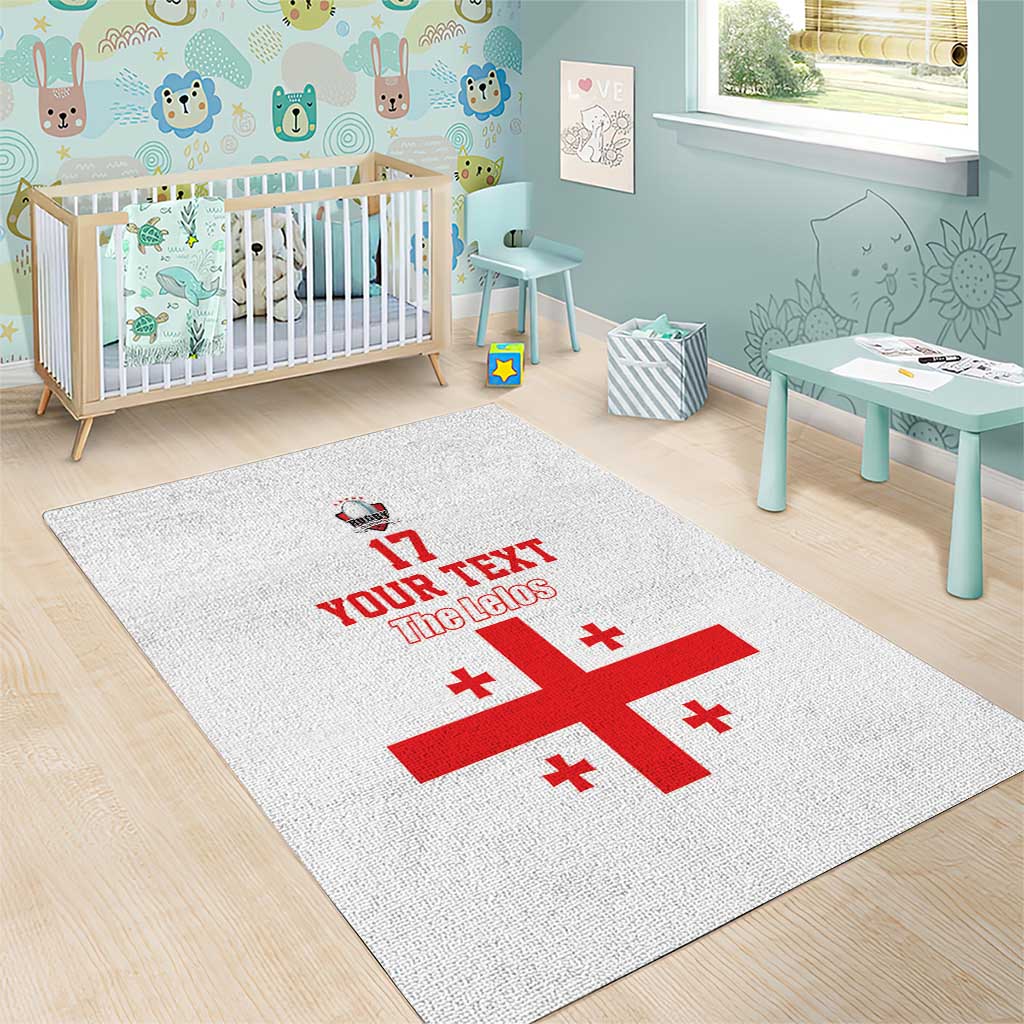 Custom Georgia Rugby We are Champions Area Rug Sporty Style with The Lelos