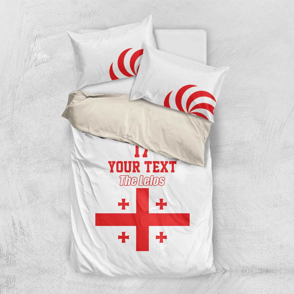 Custom Georgia Rugby We are Champions Bedding Set Sporty Style with The Lelos