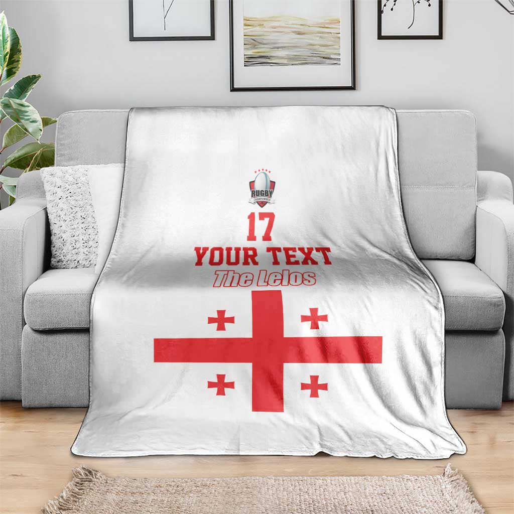 Custom Georgia Rugby We are Champions Blanket Sporty Style with The Lelos