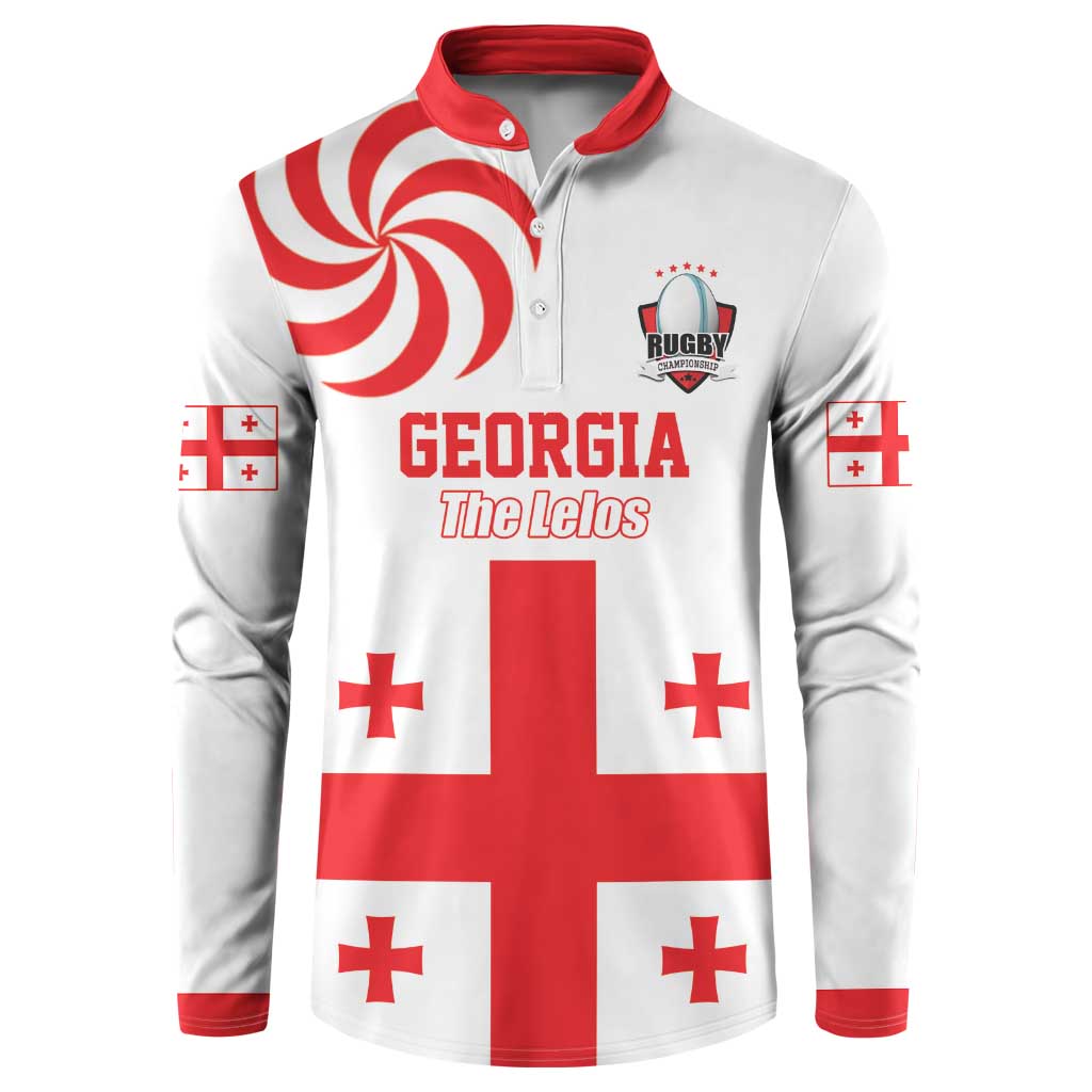 Custom Georgia Rugby We are Champions Button Sweatshirt Sporty Style with The Lelos