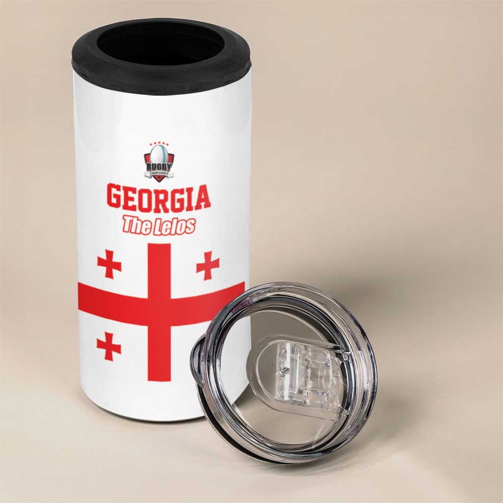Custom Georgia Rugby We are Champions 4 in 1 Can Cooler Tumbler Sporty Style with The Lelos