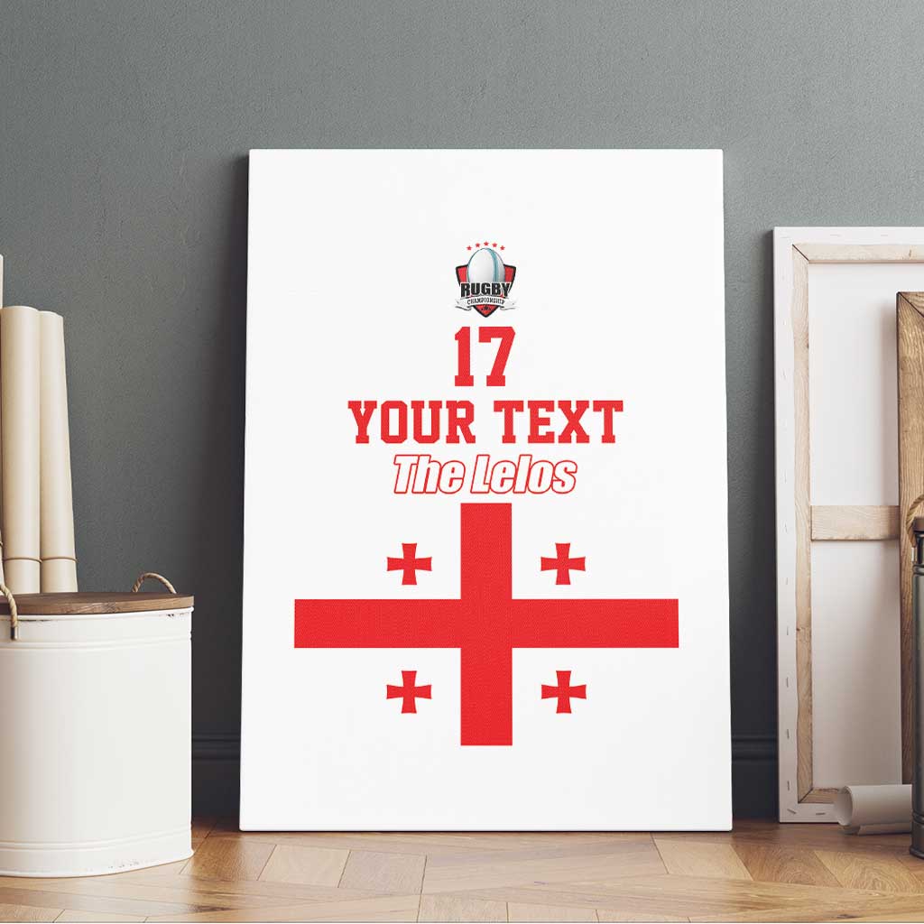 Custom Georgia Rugby We are Champions Canvas Wall Art Sporty Style with The Lelos