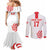 Custom Georgia Rugby We are Champions Couples Matching Mermaid Dress and Long Sleeve Button Shirt Sporty Style with The Lelos