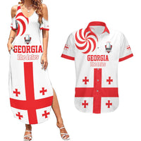 Custom Georgia Rugby We are Champions Couples Matching Summer Maxi Dress and Hawaiian Shirt Sporty Style with The Lelos