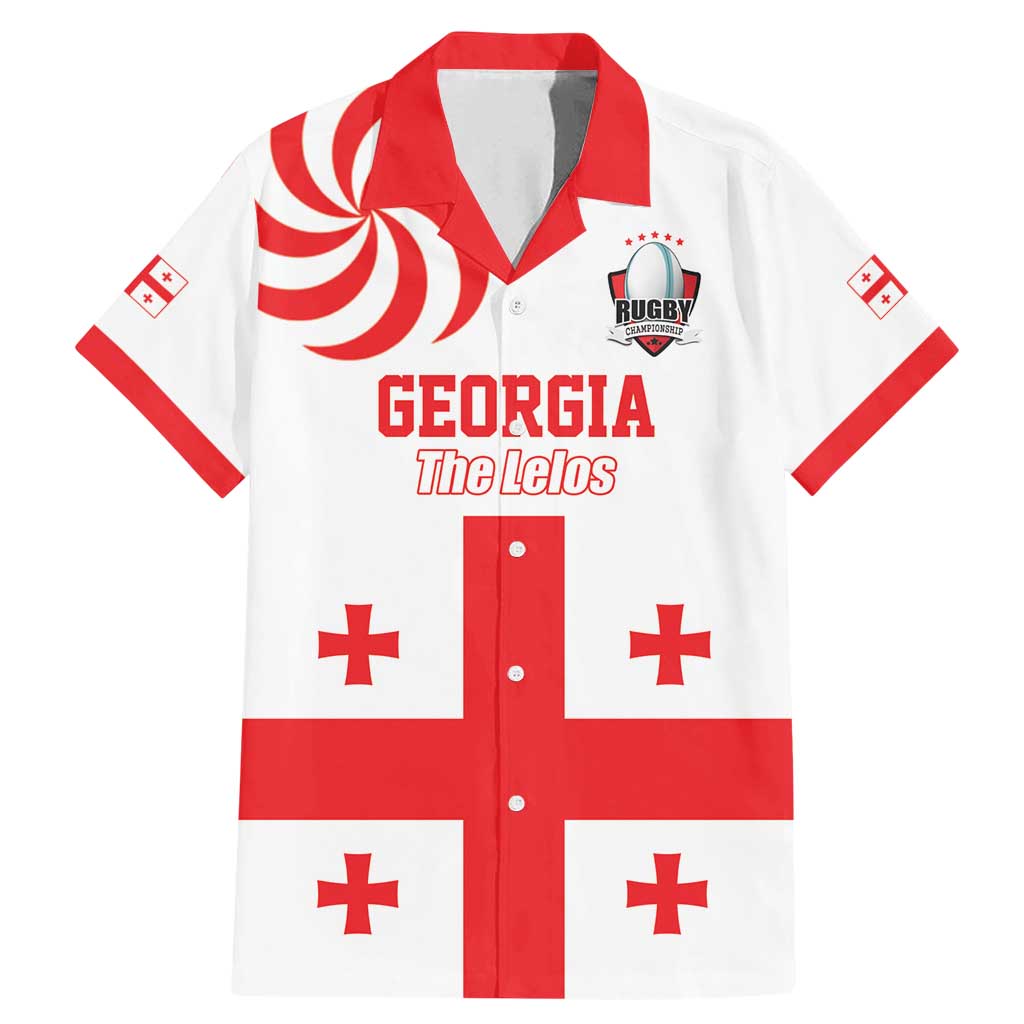 Custom Georgia Rugby We are Champions Family Matching Mermaid Dress and Hawaiian Shirt Sporty Style with The Lelos