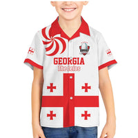 Custom Georgia Rugby We are Champions Family Matching Mermaid Dress and Hawaiian Shirt Sporty Style with The Lelos