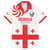Custom Georgia Rugby We are Champions Family Matching Off The Shoulder Long Sleeve Dress and Hawaiian Shirt Sporty Style with The Lelos