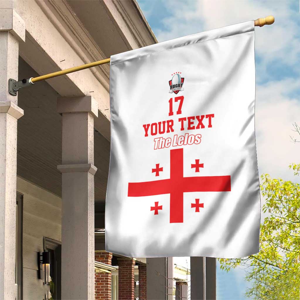 Custom Georgia Rugby We are Champions Garden Flag Sporty Style with The Lelos