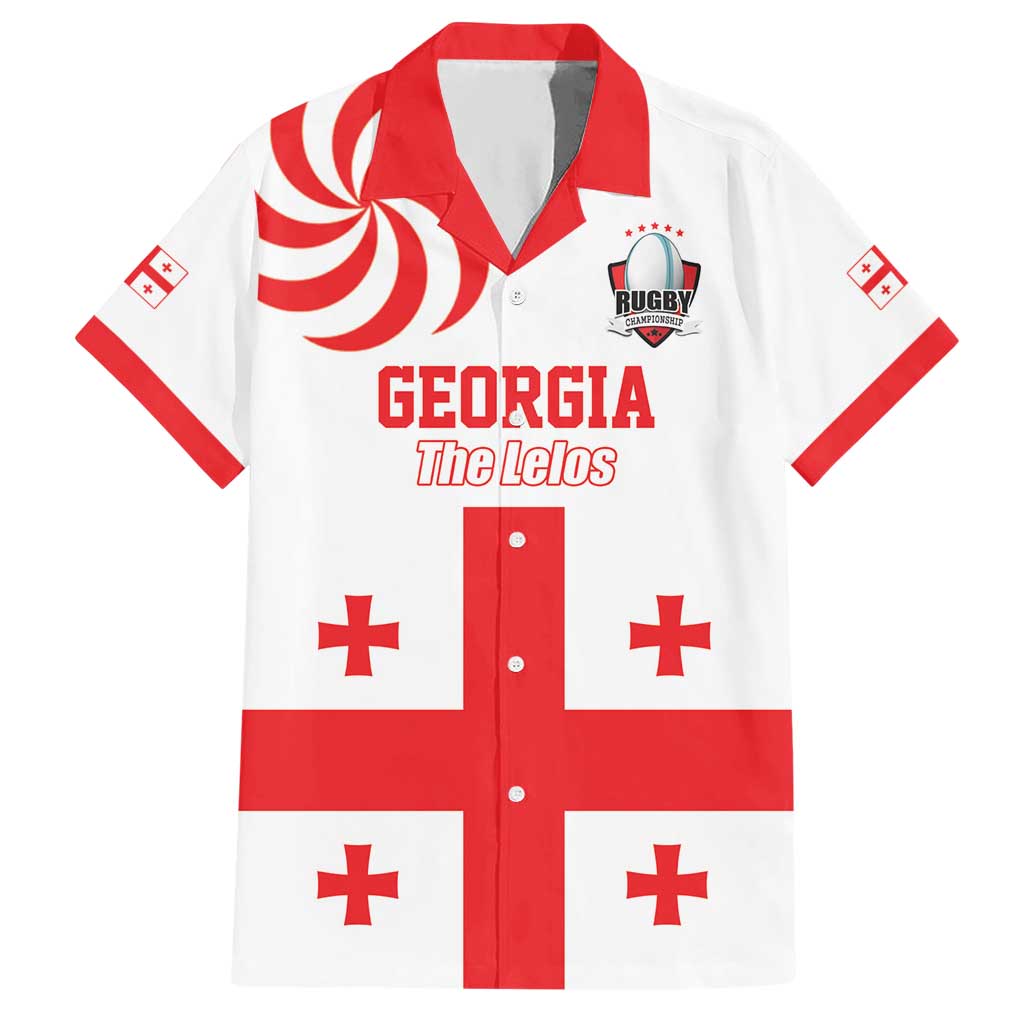 Custom Georgia Rugby We are Champions Hawaiian Shirt Sporty Style with The Lelos