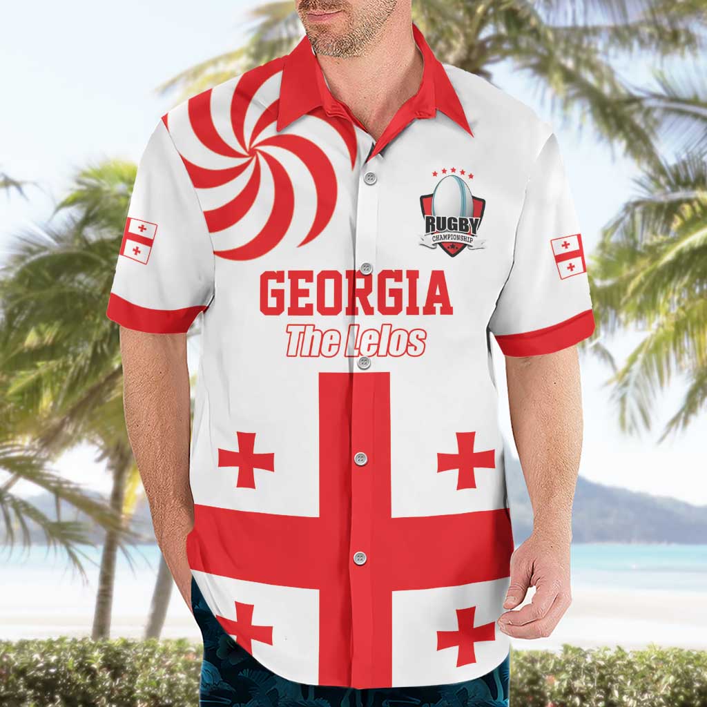 Custom Georgia Rugby We are Champions Hawaiian Shirt Sporty Style with The Lelos