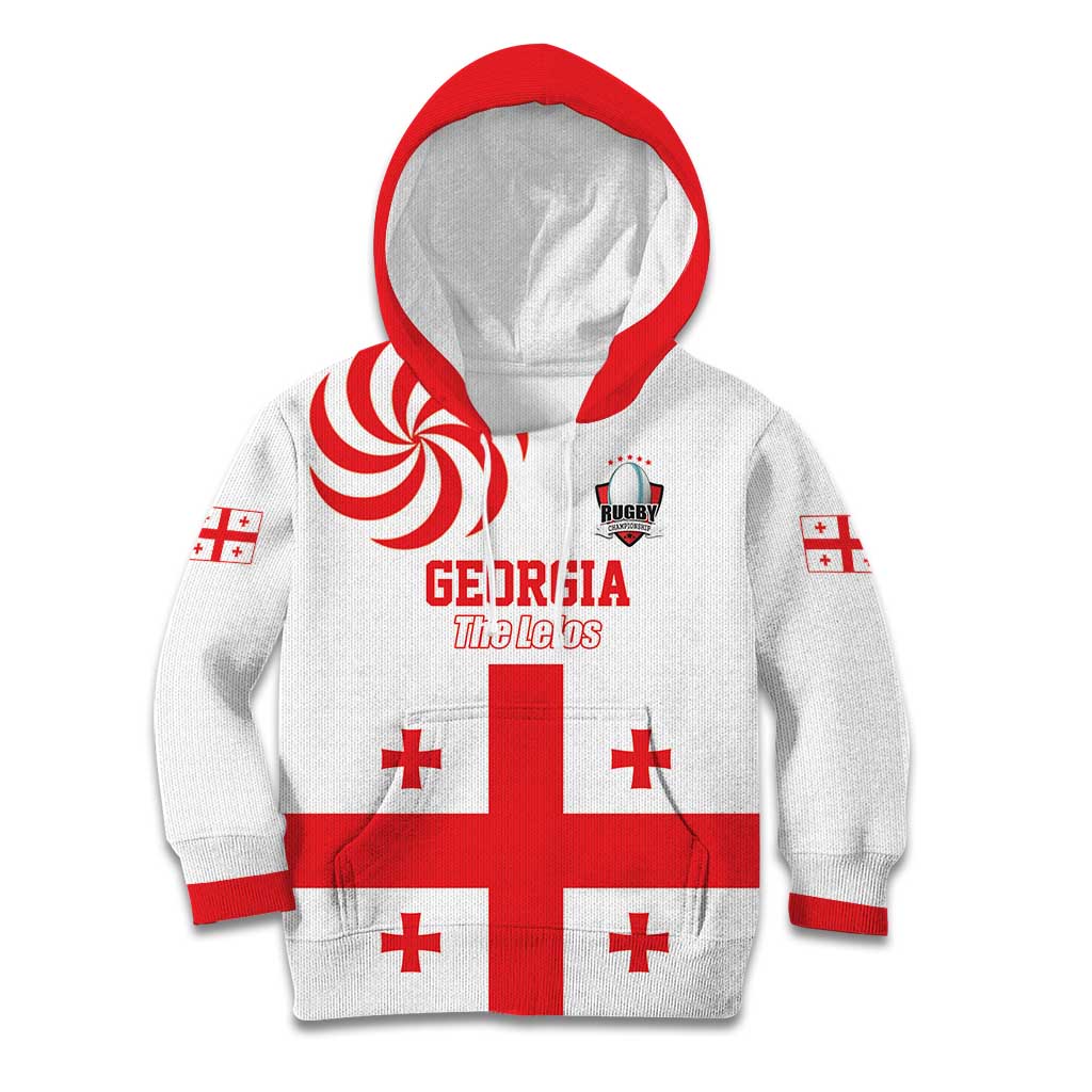 Custom Georgia Rugby We are Champions Kid Hoodie Sporty Style with The Lelos