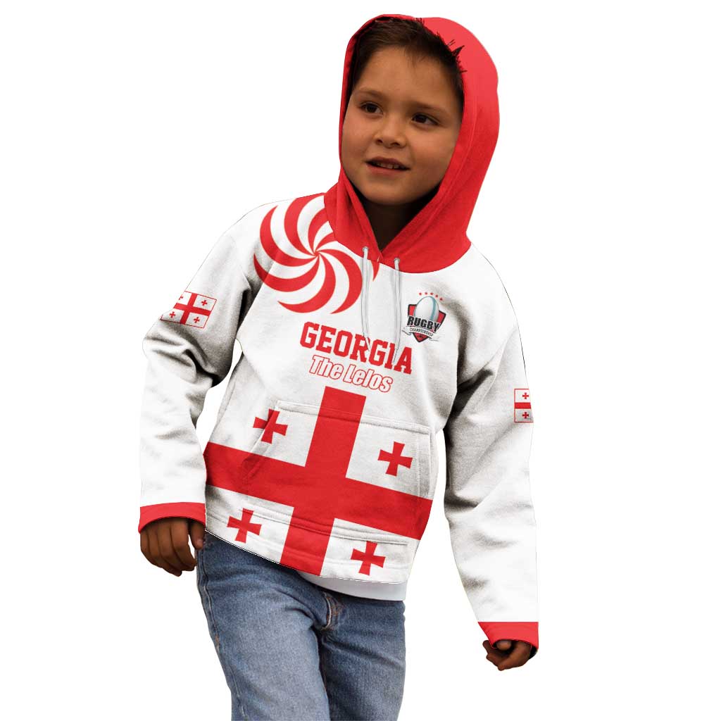 Custom Georgia Rugby We are Champions Kid Hoodie Sporty Style with The Lelos