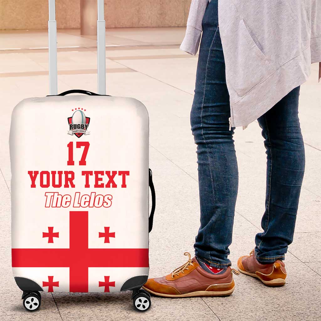 Custom Georgia Rugby We are Champions Luggage Cover Sporty Style with The Lelos