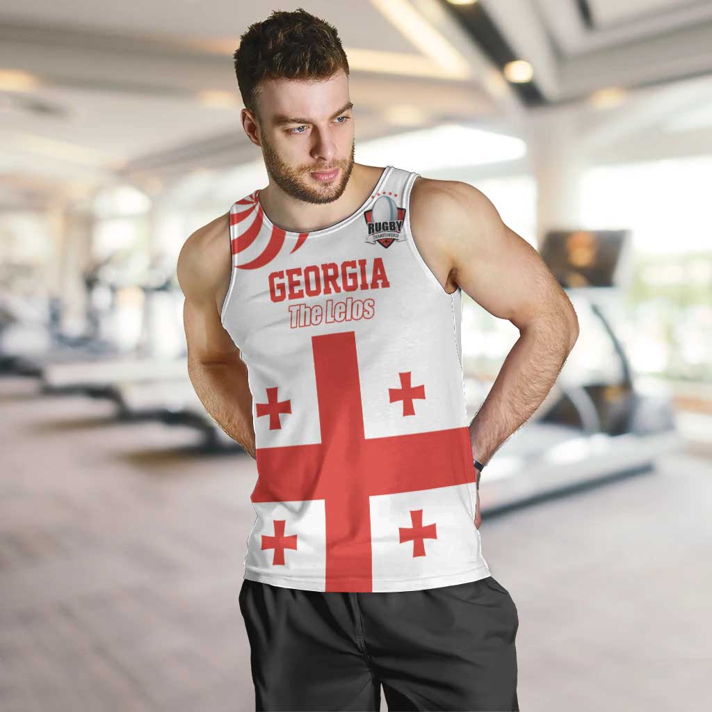 Custom Georgia Rugby We are Champions Men Tank Top Sporty Style with The Lelos