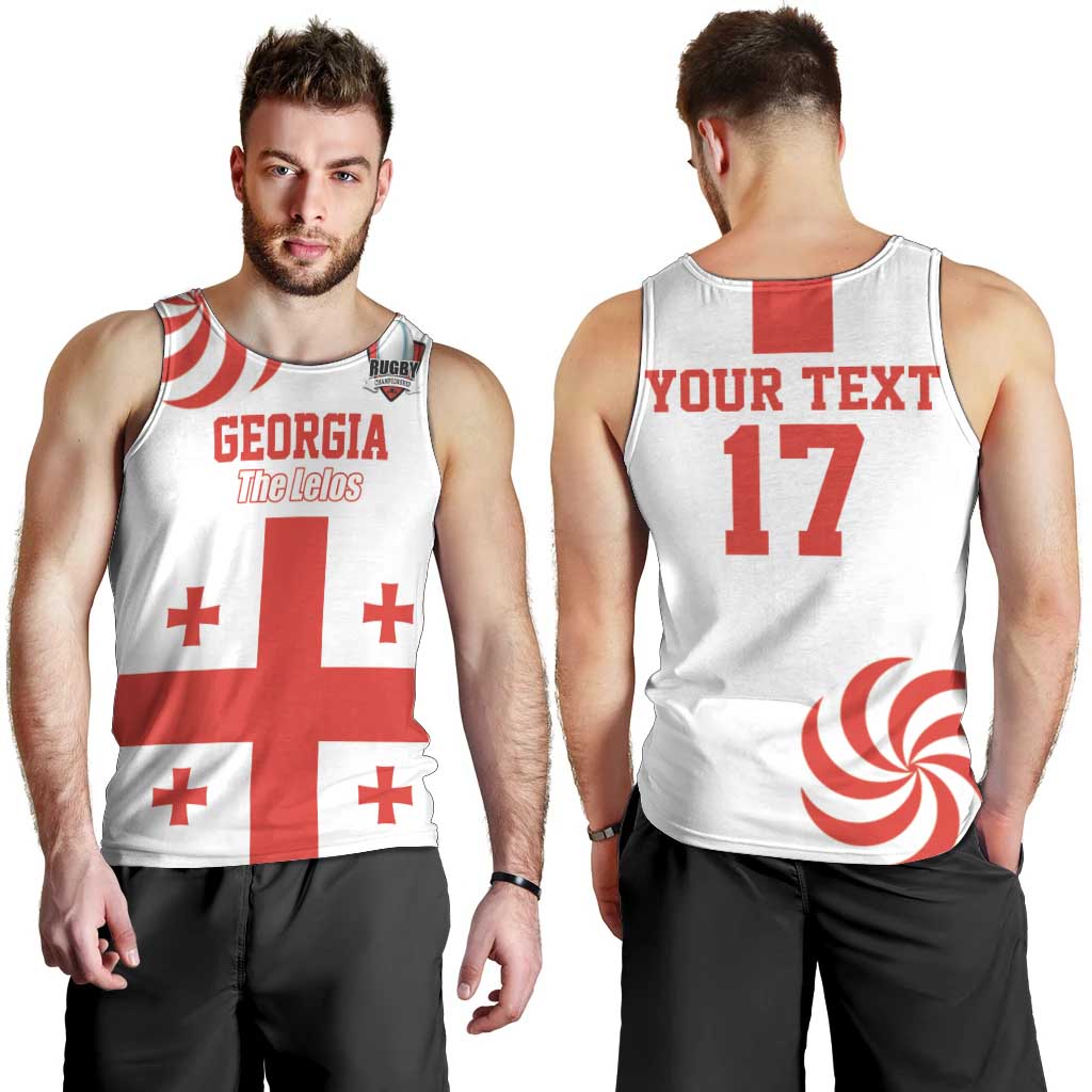 Custom Georgia Rugby We are Champions Men Tank Top Sporty Style with The Lelos