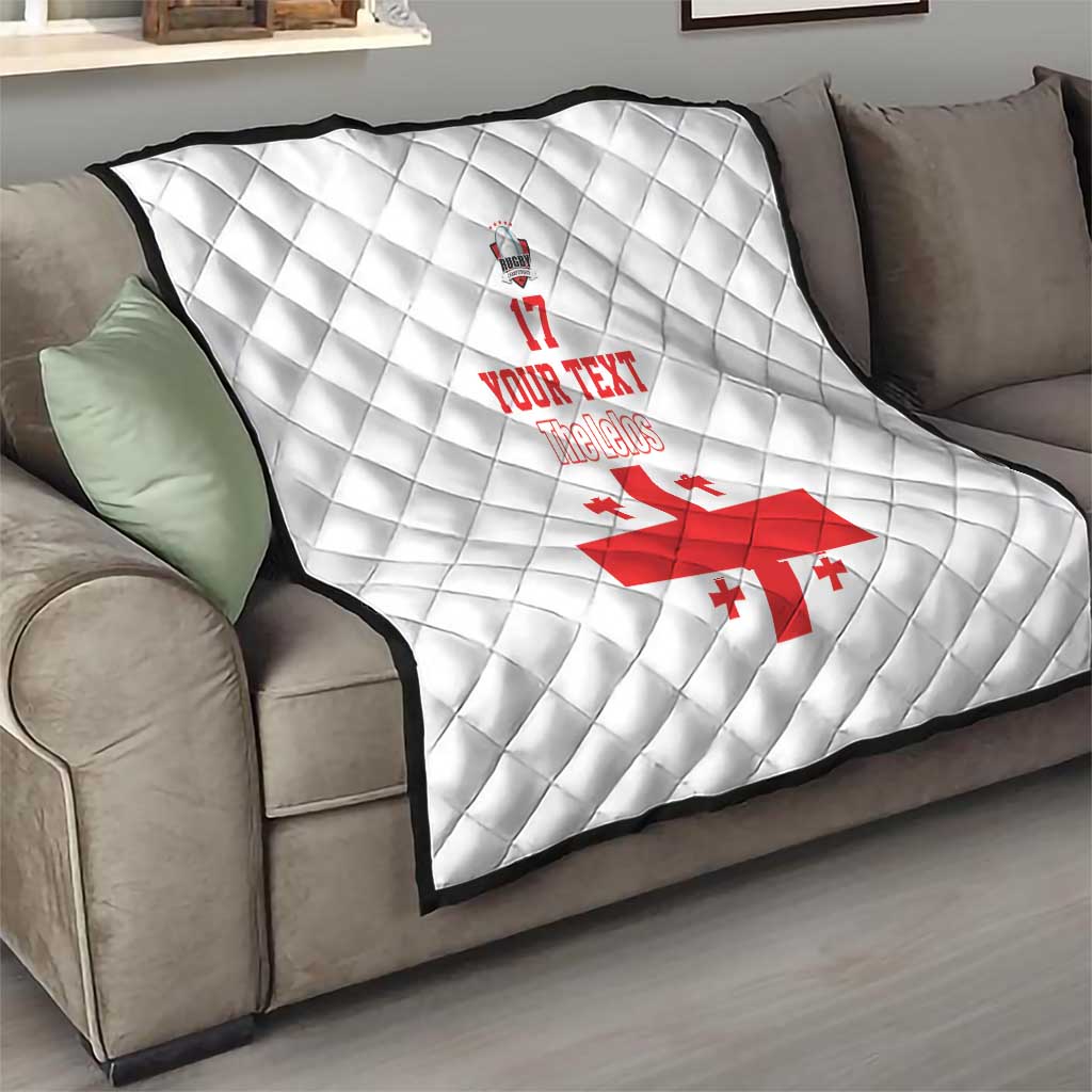Custom Georgia Rugby We are Champions Quilt Sporty Style with The Lelos