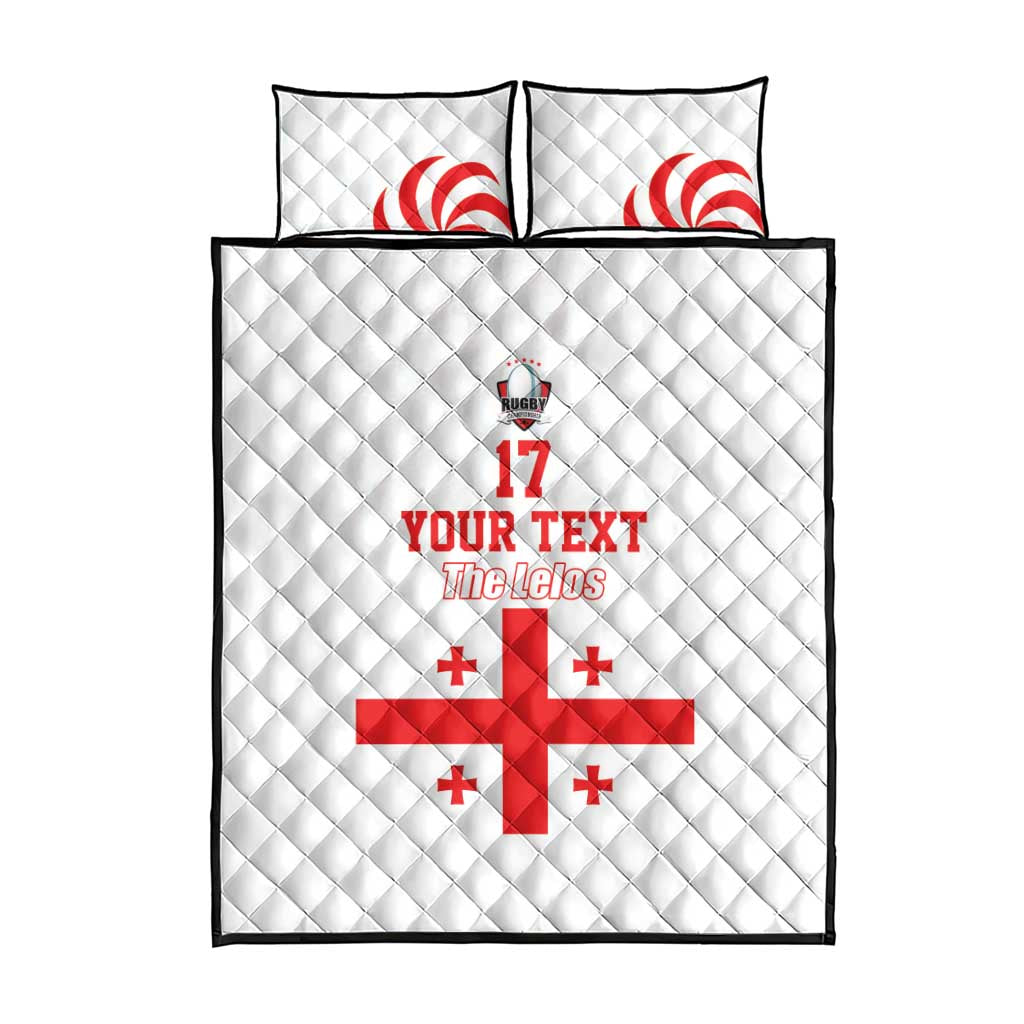 Custom Georgia Rugby We are Champions Quilt Bed Set Sporty Style with The Lelos
