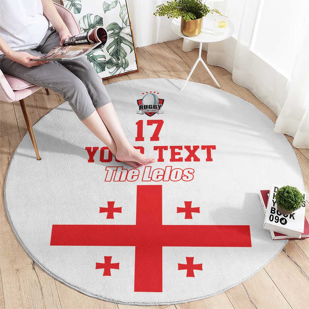 Custom Georgia Rugby We are Champions Round Carpet Sporty Style with The Lelos