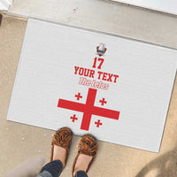 Custom Georgia Rugby We are Champions Rubber Doormat Sporty Style with The Lelos