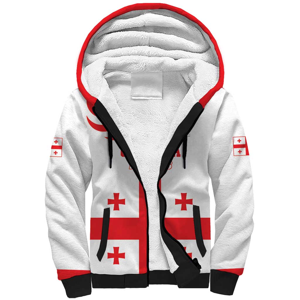 Custom Georgia Rugby We are Champions Sherpa Hoodie Sporty Style with The Lelos