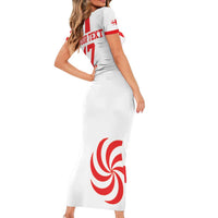 Custom Georgia Rugby We are Champions Short Sleeve Bodycon Dress Sporty Style with The Lelos