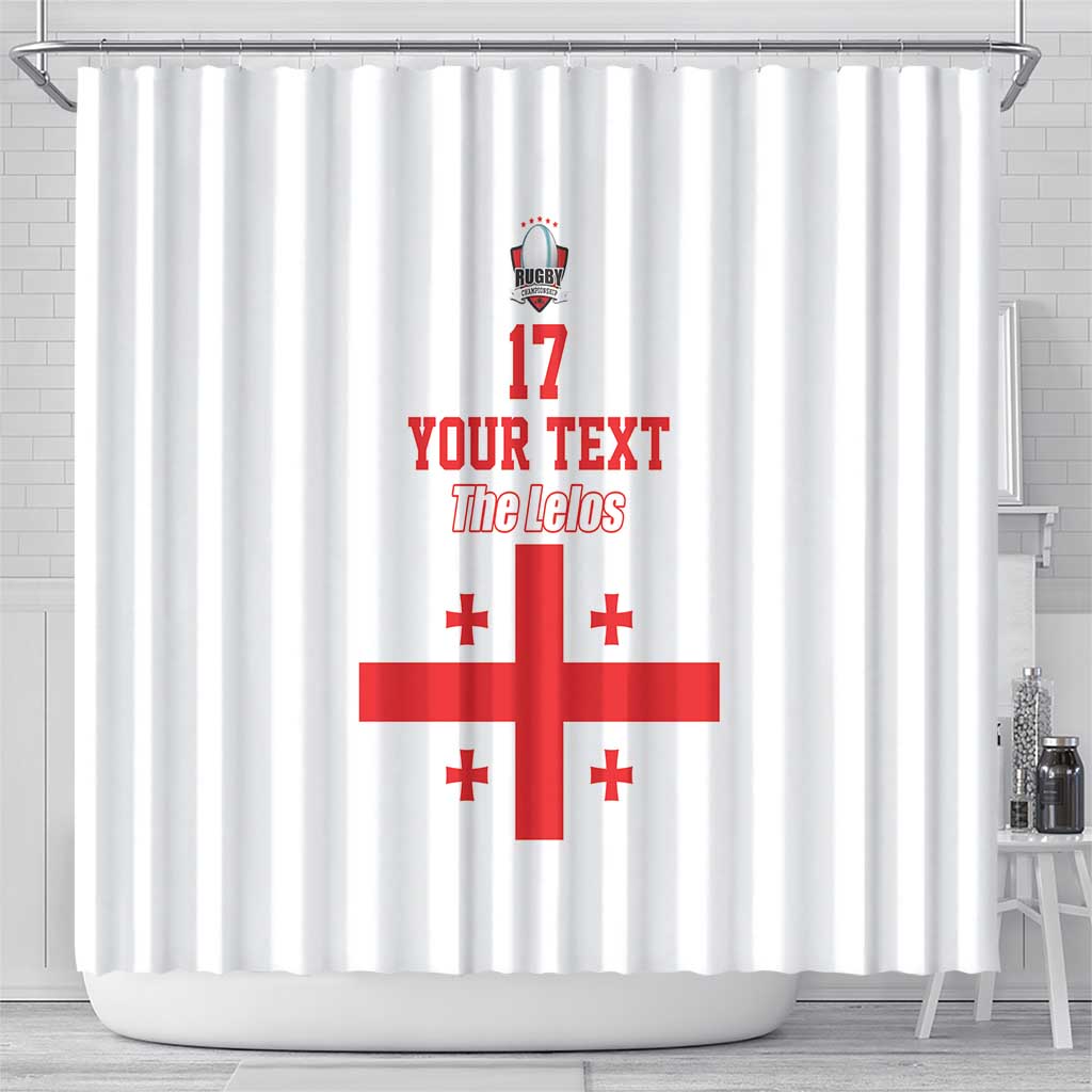 Custom Georgia Rugby We are Champions Shower Curtain Sporty Style with The Lelos
