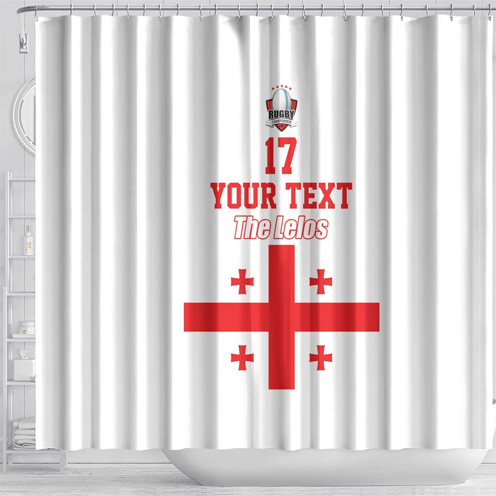 Custom Georgia Rugby We are Champions Shower Curtain Sporty Style with The Lelos