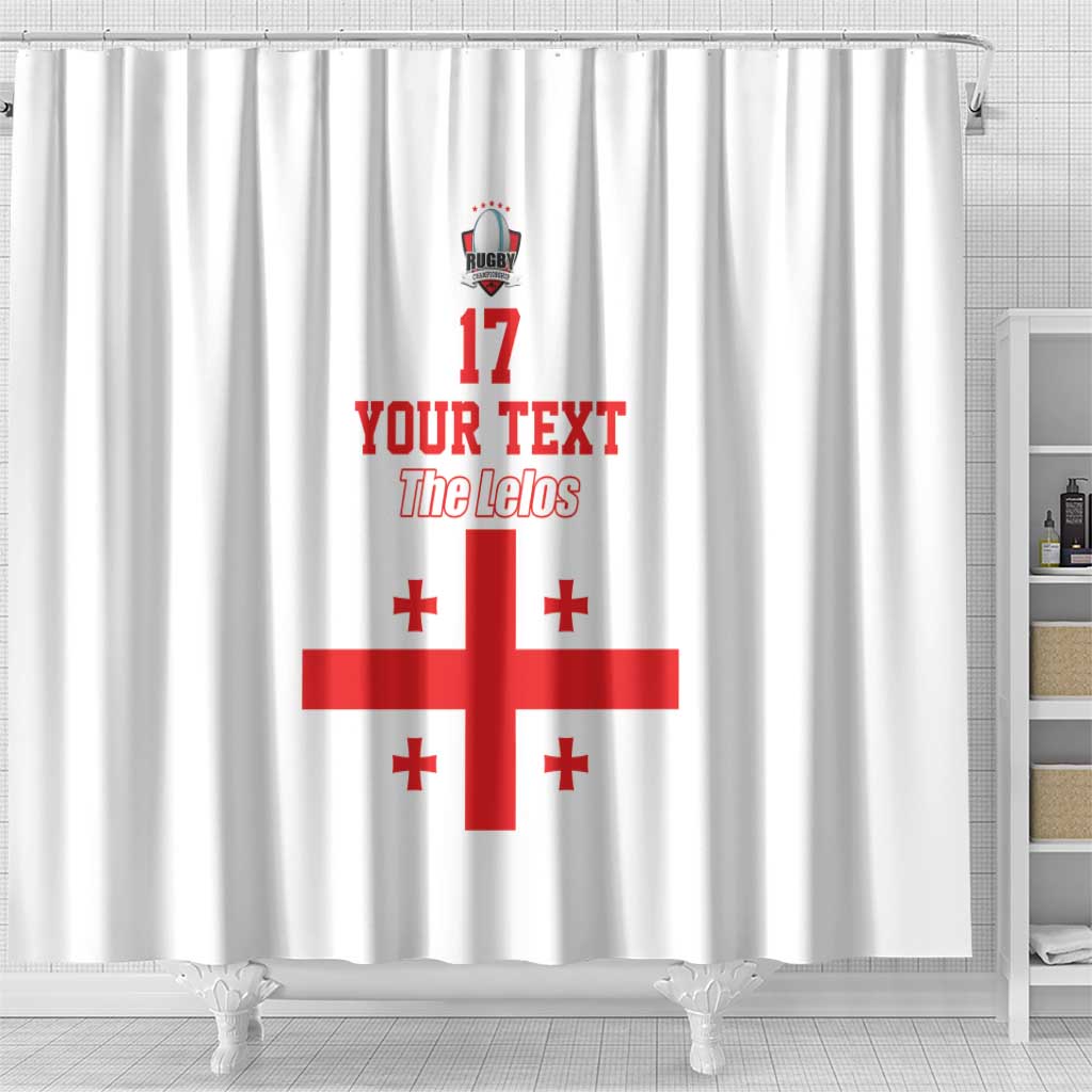 Custom Georgia Rugby We are Champions Shower Curtain Sporty Style with The Lelos