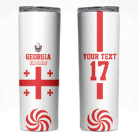 Custom Georgia Rugby We are Champions Skinny Tumbler Sporty Style with The Lelos