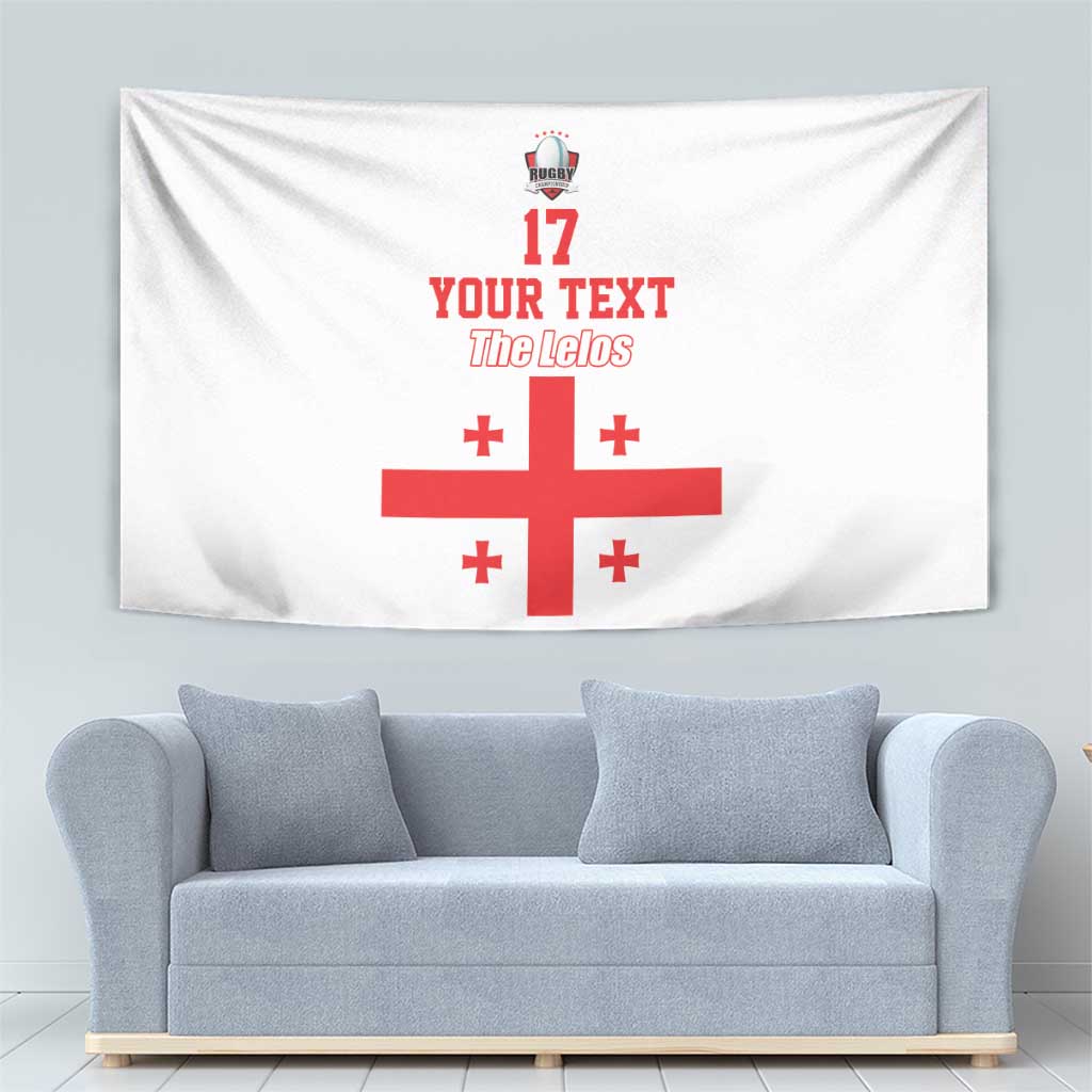 Custom Georgia Rugby We are Champions Tapestry Sporty Style with The Lelos