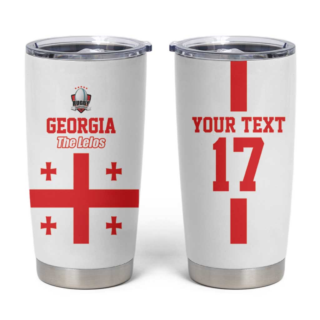 Custom Georgia Rugby We are Champions Tumbler Cup Sporty Style with The Lelos