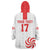 Custom Georgia Rugby We are Champions Wearable Blanket Hoodie Sporty Style with The Lelos