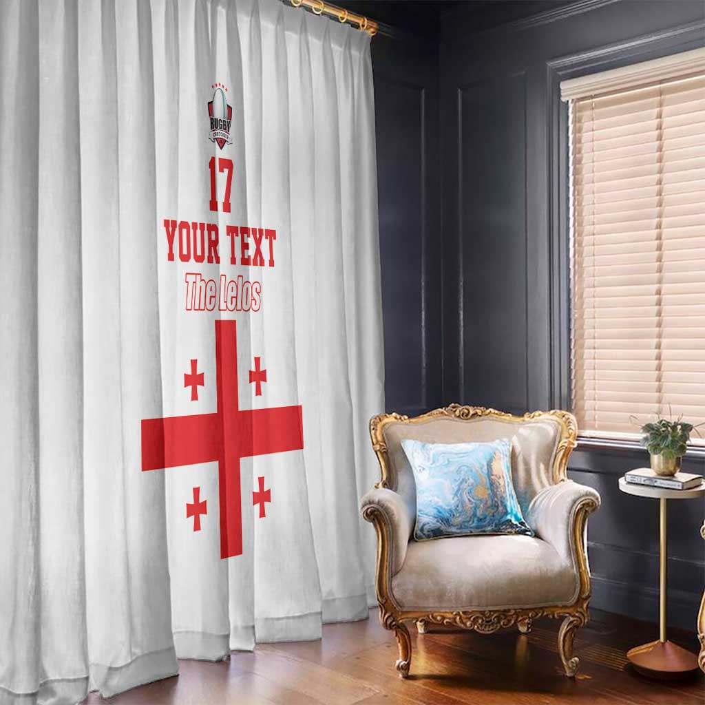Custom Georgia Rugby We are Champions Window Curtain Sporty Style with The Lelos