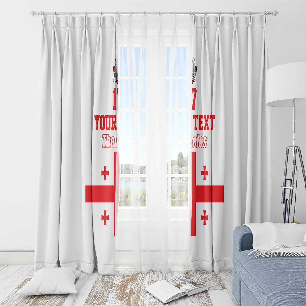 Custom Georgia Rugby We are Champions Window Curtain Sporty Style with The Lelos