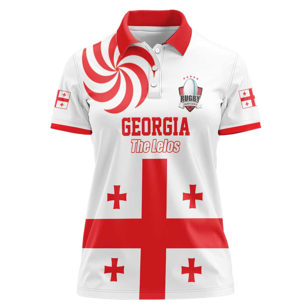 Custom Georgia Rugby We are Champions Women Polo Shirt Sporty Style with The Lelos