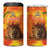 Personalized Netherlands Koningsdag 4 in 1 Can Cooler Tumbler 27th April Lion with Orange Tulip
