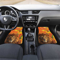 Personalized Netherlands Koningsdag Car Mats 27th April Lion with Orange Tulip