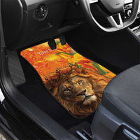 Personalized Netherlands Koningsdag Car Mats 27th April Lion with Orange Tulip