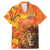 Personalized Netherlands Koningsdag Family Matching Mermaid Dress and Hawaiian Shirt 27th April Lion with Orange Tulip